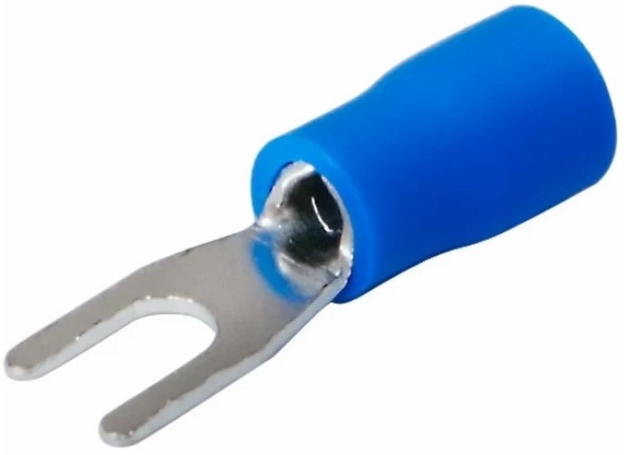 

Наконечник Rexant 08-0131 вилочный изолированный 3.2 мм 1.5-2.5 мм2 (НВи 2.5-3) синий, 08-0131