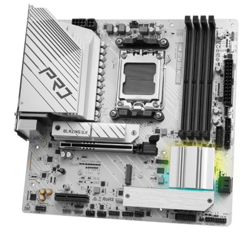 фото Материнская плата ASRock B850M PRO PLUS WIFI, AM5, AMD B850, mATX в Санкт-Петербургe
