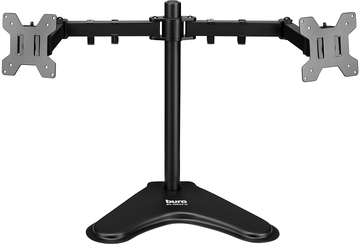 

Кронштейн Buro BU-M042-D черный 17"-32" макс.16кг настольный поворот и наклон верт.перемещ., BU-M042-D