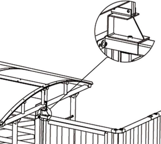 Изображение товара Кронштейн PERCo PERCo-RF01 0-09 для турников и ограждений