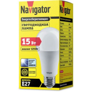 фото Лампа Navigator NLL-A60-15-230-6.5K-E27