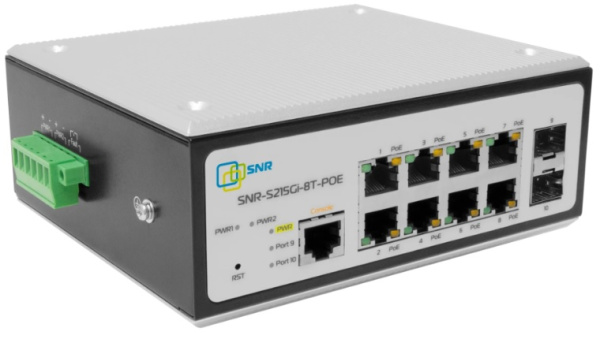 фото Коммутатор промышленный управляемый SNR SNR-S215Gi-8T-POE в Красноярске