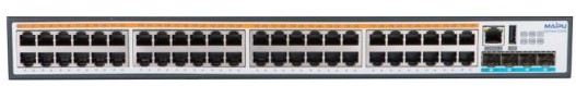 

Коммутатор Maipu S4330-54TXF 48-Port 100/1000M electric interfaces, 4-Port 10G SFP+ interfaces, One Extension Slot, Dual Power Slots, S4330-54TXF