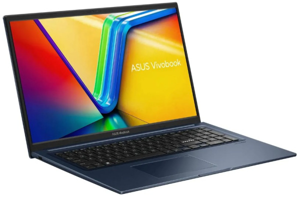 фото Ноутбук  ASUS Vivobook 17 X1704VA-AU853 в Красноярске 17.3 ", Core 5, 16 Гб RAM, 512 Гб SSD, Iris Xe Graphics, Синий