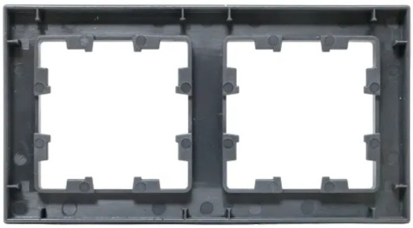 фото Рамка двойная  EKF UP1-FPG-02