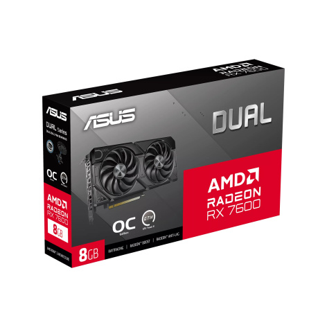 фото Видеокарта ASUS Radeon RX 7600 DUAL OC EVO (DUAL-RX7600-O8G-EVO) в Уфе