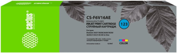 фото Картридж струйный Cactus CS-F6V16AE в Челябинске