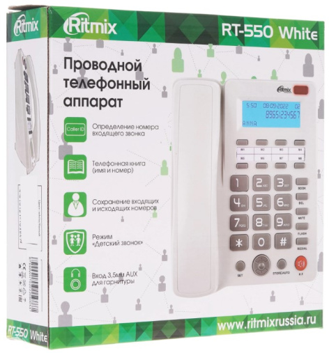 фото Телефон проводной  Ritmix RT-550 в Перми