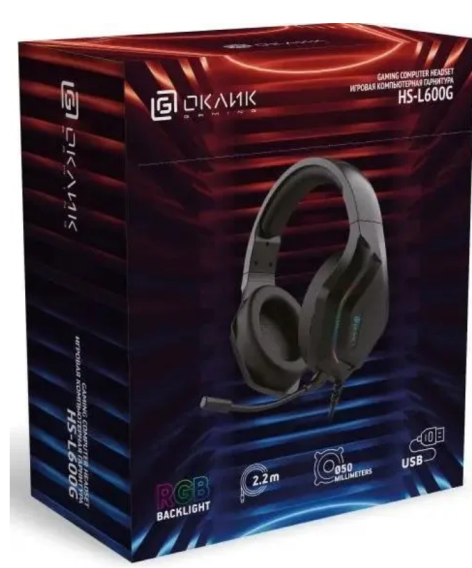 фото Наушники с микрофоном Oklick HS-L600G в Омске