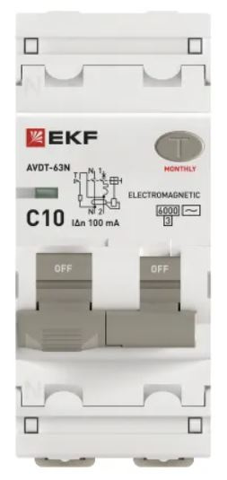 фото Автомат дифференциальный EKF D63N26M10C100 в Челябинске