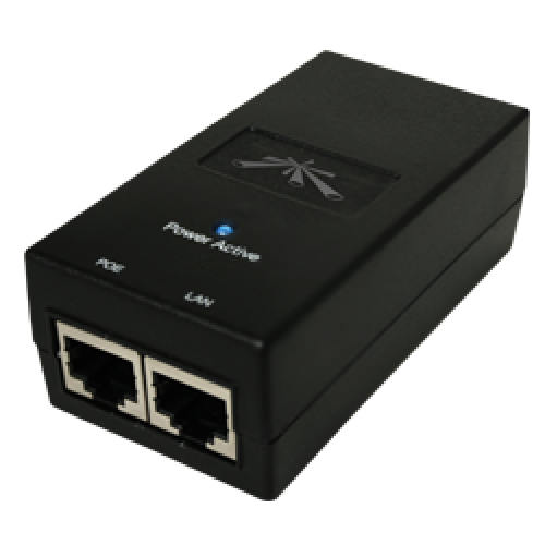 

Блок питания Ubiquiti POE-15-12W с PoE, 220 VAC -> 15VDC, 0.8A - для абонентов, POE-15-12W