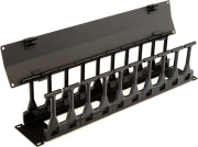 фото Кабельный организатор Hyperline CMF-2U-FPL106-MCOV-RAL9005