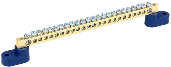 Изображение товара Шина IEK YNN10-69-24C2-K05 для распределительных щитов 24 отверстия