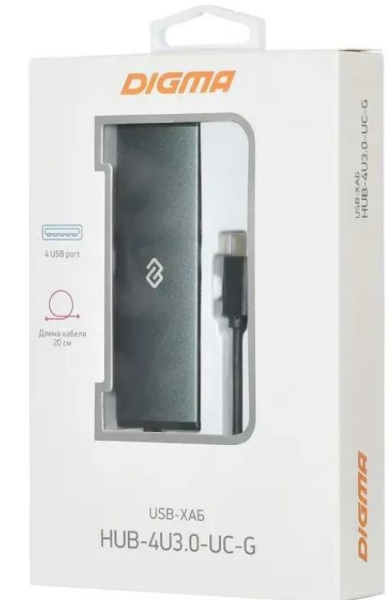 фото Док-станция  Digma DHUB-4USB-C-3.0 в Уфе