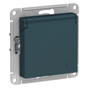 фото Розетка двухместная с заземлением  Systeme Electric ATN000846