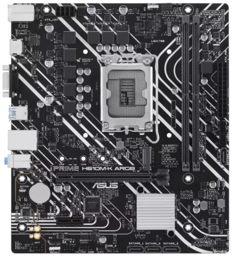 фото Материнская плата mATX ASUS PRIME H610M-K ARGB в Екатеринбурге