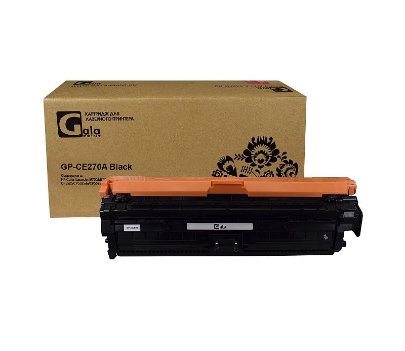 

Картридж GalaPrint CE270A black (№650A) 13000 копий, CE270A