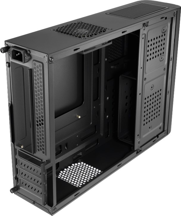 

Корпус mATX AeroCool Cs-101 Black черный, без БП 4713105955200, Cs-101 Black черный, без БП
