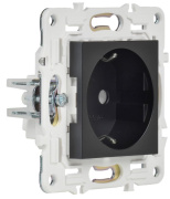 фото Розетка с заземлением IEK SK-R11-16-K02