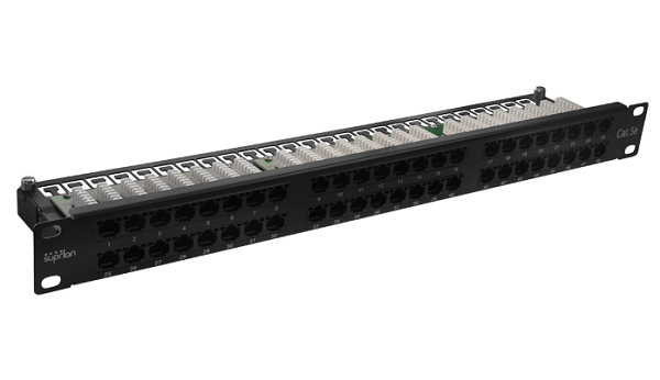 

Патч-панель 19, 48xRJ45, UTP, Кат. 5е SUPRLAN 10-0406 высокой плотности, 1U, 10-0406