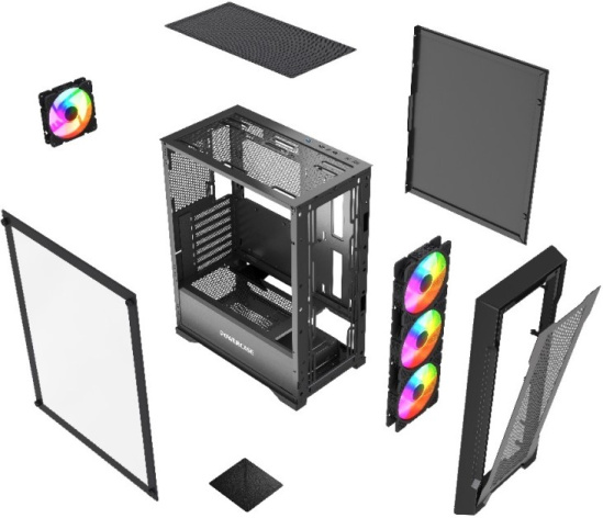 фото Корпус ATX Powercase Mistral X4B
