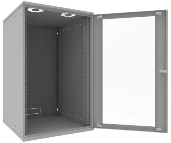 фото Шкаф настенный 19", 18U SNR SNR-TWC-18-GDL в Красноярске