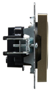 фото Розетка без заземления  IEK BR-R10-10-K37