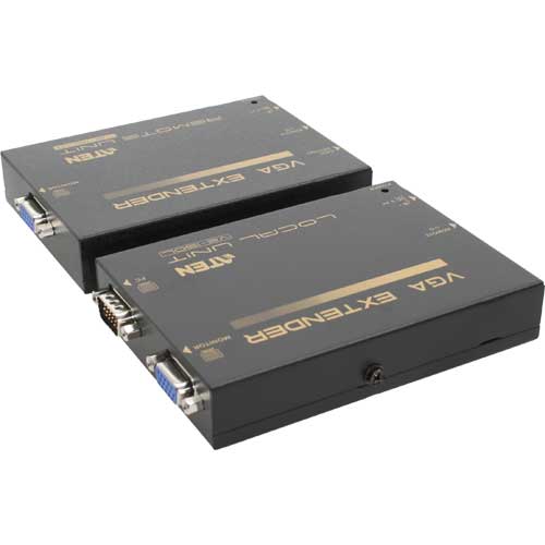 

Удлинитель Aten VE150A-AT-G SVGA, 150 м, HD-DB15, M>F, со шнуром VGA, БП 220> 9V, (регулятор усиления видеосигнала), VE150A-AT-G