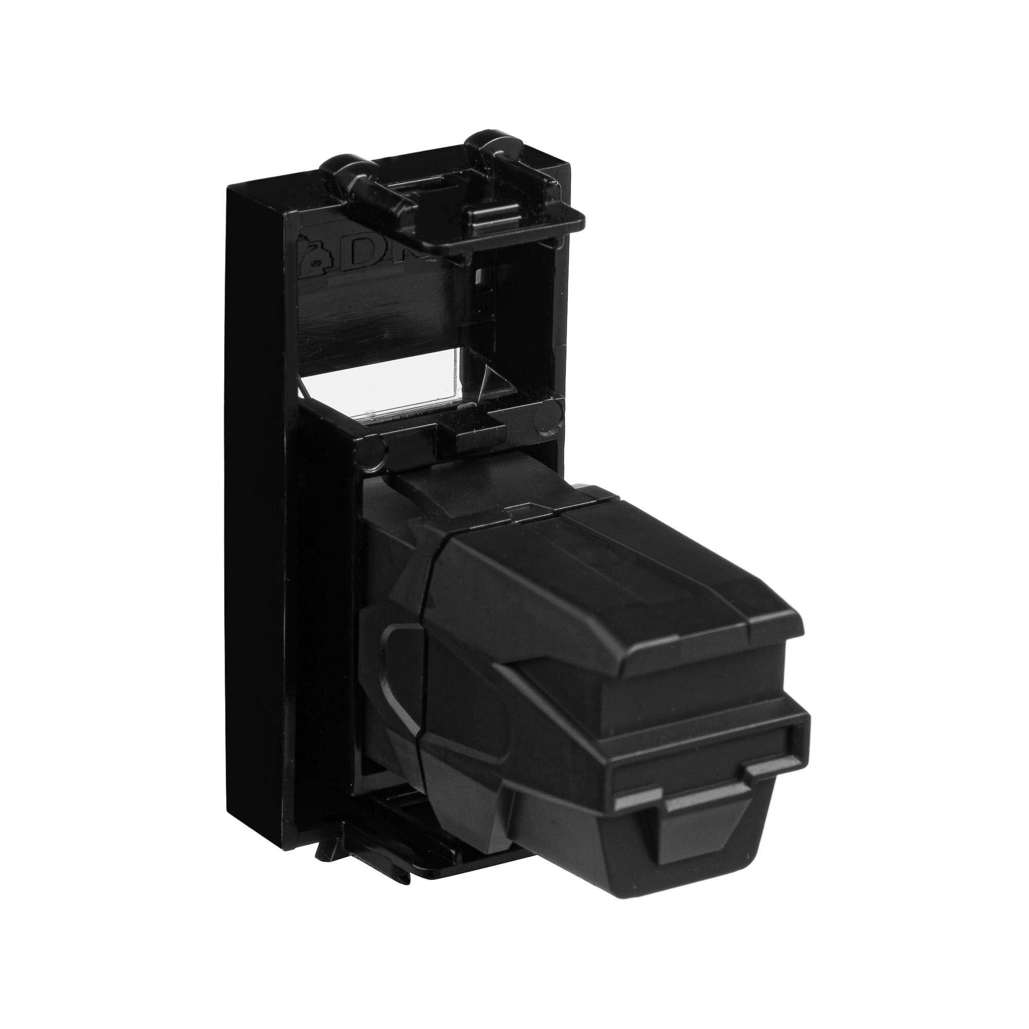 

Розетка DKC 4402401 USB 2.0 модульная, тип А-А, "Черный квадрат", 1 модуль, "Avanti", 4402401