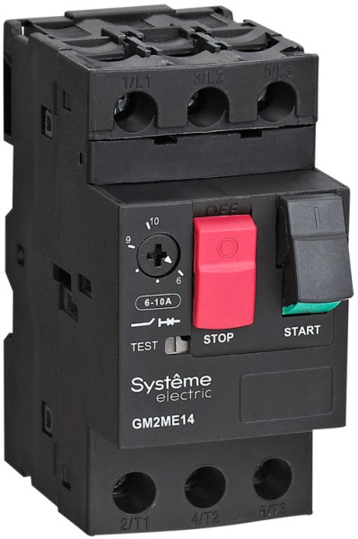 фото Автоматический выключатель для защиты двигателя  Systeme Electric GM2ME02 в Екатеринбурге