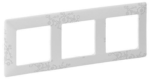 

Рамка Legrand 754123 Valena LIFE Эл Грей 3-ая, 754123