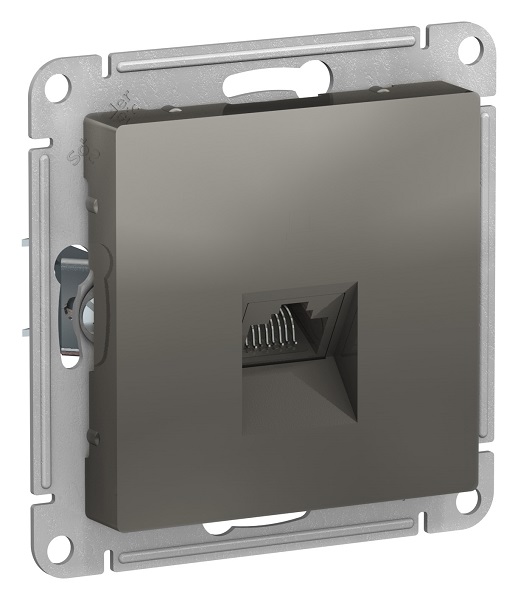 

Розетка Schneider Electric ATN000983 AtlasDesign, компьютерная, RJ45, механизм, сталь, ATN000983