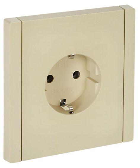 фото Розетка с заземлением  IEK FP-R11-16-1-K10 в Ростове-на-Дону