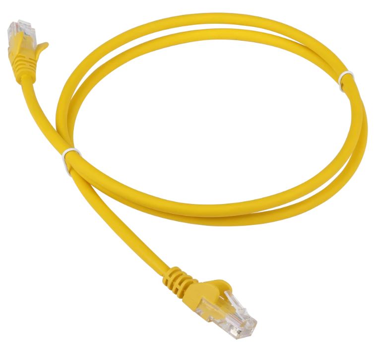

Кабель патч-корд U/UTP 5e кат. 7м. Lanmaster LAN-PC45/U5E-7.0-YL RJ45 - RJ45, 4 пары, желтыйй, LSZH, LAN-PC45/U5E-7.0-YL