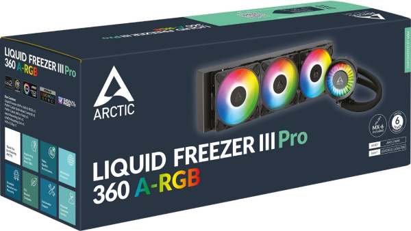 фото Система охлаждения жидкостная ARCTIC Liquid Freezer III Pro 360 ARGB (УЦЕНЕННЫЙ)