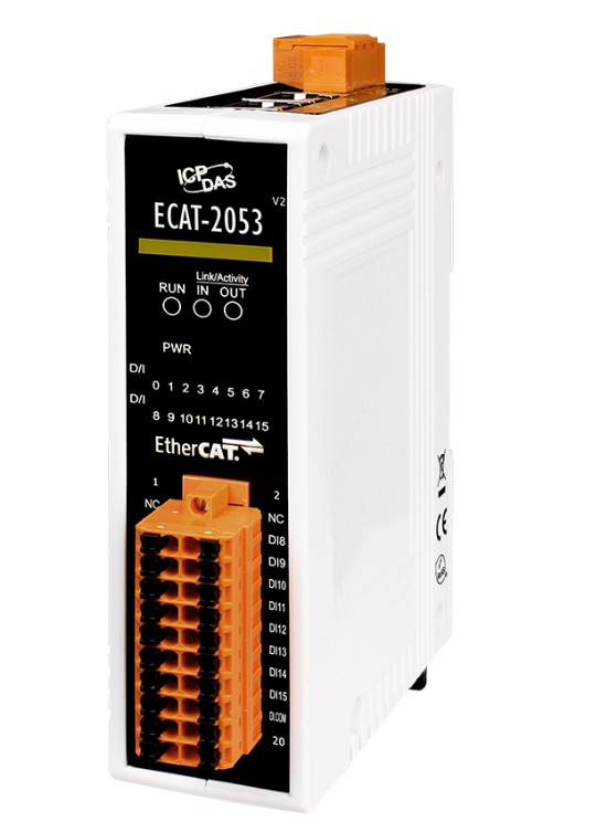 

Модуль ICP DAS ECAT-2053 CR EtherCAT Slave I/O Module with Isolated 16-ch DI (RoHS), ECAT-2053 CR