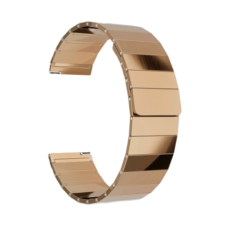 Изображение товара Ремешок для смарт-часов Lyambda DSG-21-20-RG из нержавеющей стали золотистый универсальный