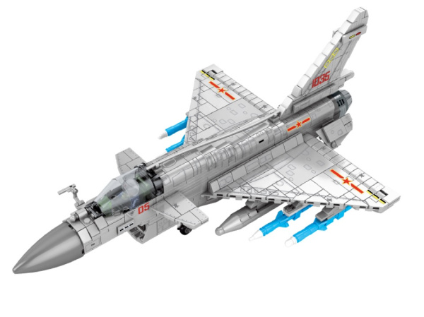 фото Конструктор  Sembo Block Самолет- истребитель J-10B