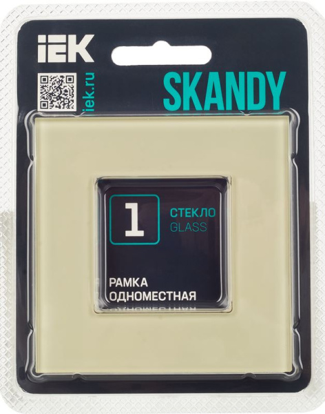 фото Рамка одинарная  IEK SK-M12-G-K10 в Ростове-на-Дону