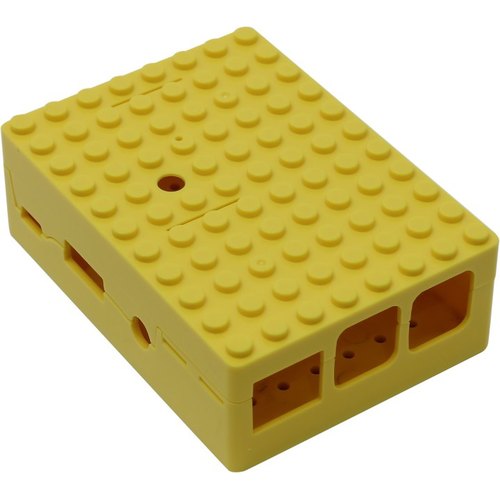 

Корпус ACD RA185 yellow ABS Plastic Building Block case for Raspberry Pi 3 B, RA185