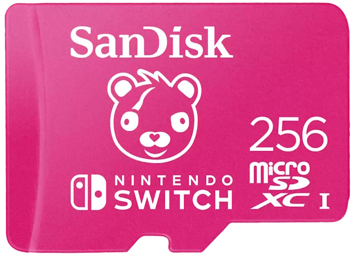 

Карта памяти MicroSDXC 256GB SanDisk SDSQXAO-256G-GN6ZG для Nintendo Switch серии Fortnite, SDSQXAO-256G-GN6ZG