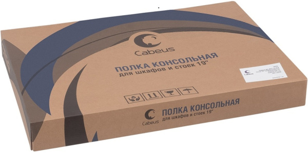 фото Полка для оборудования консольная Cabeus SH-J017-1U-315-BK в Воронеже