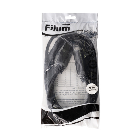фото Кабель питания  Filum FL-PC16-C19-C20-3M