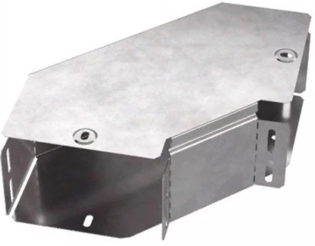 

Угол Промрукав PR16.0416 горизонтальный 90 градусов с крышкой Стандарт 150х100, PR16.0416