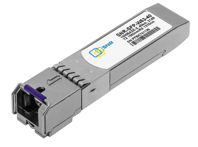 

Модуль SNR SNR-SFP-W53-40 одноволоконный, SFP WDM 1000Base-BX, разъем SC, рабочая длина волны Tx/Rx: 1550/1310нм, дальность до 40км (21dB), SNR-SFP-W53-40