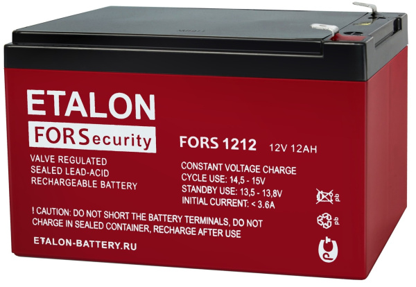 Изображение товара Аккумулятор ETALON FORS 1212