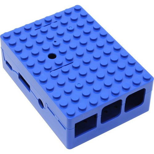 

Корпус ACD RA184 blue ABS Plastic Building Block case for Raspberry Pi 3 B, RA184
