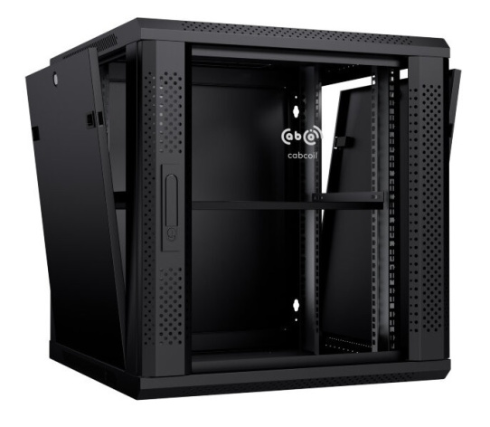 фото Шкаф настенный 19", 18U Cabcoil CC-WL-18.6.6-G-BK