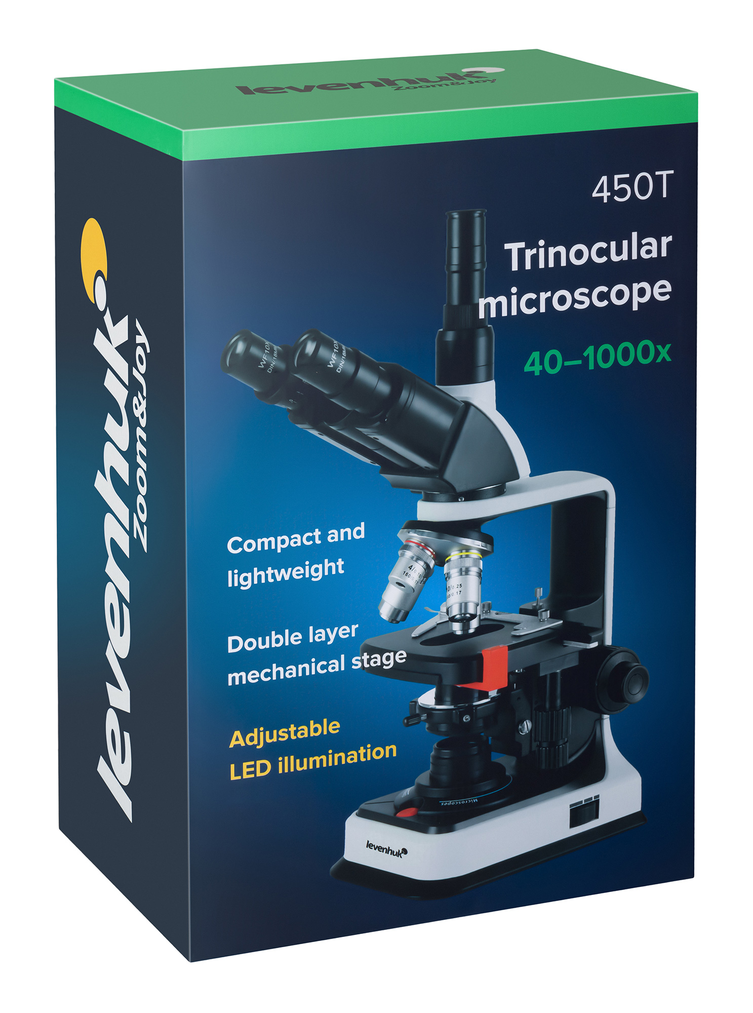 

Микроскоп Levenhuk 450T 84463 Levenhuk тринокулярный, 450T
