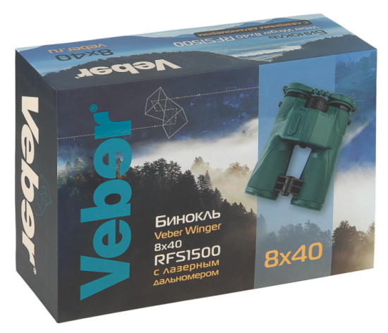 фото Бинокль  Veber Winger 8х40 RFS1500 в Краснодаре